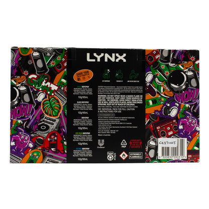 Lynx Pk5 Gift Set Game On Collection 102g / 165ml Bodyspray X1 Africa X1 Black X1 Excite X1 Epic Fresh X1 Ice Chill (6x Pack)