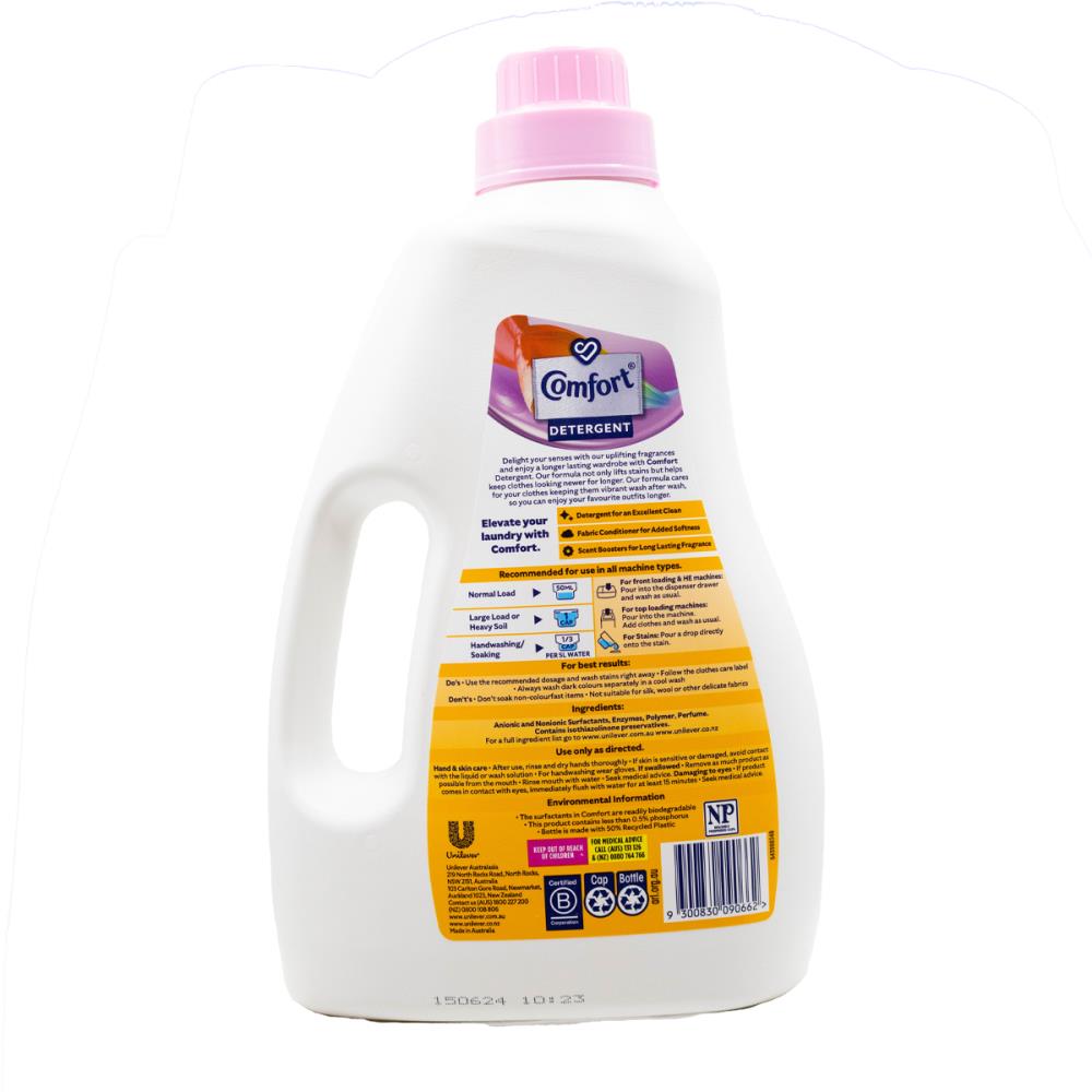 Comfort 2L Detergent Vibrant Colours For Brighter Clothes All Machine Types (6 Pack)