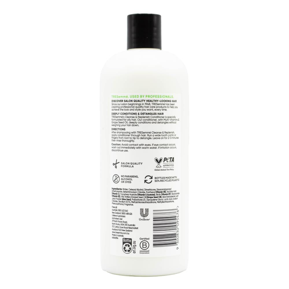 Tresemme Conditioner Cleanse And Replenish Remoisture For All Hair Types With Multi Vitamins 750ml (4 Pack)
