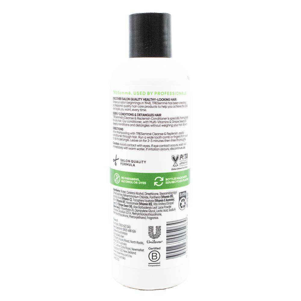 TRESEMME 350mL CONDITIONER CLEANSE AND REPLENISH MULTI VITAMINS AND GRAPE SEED OIL (3x Pack)