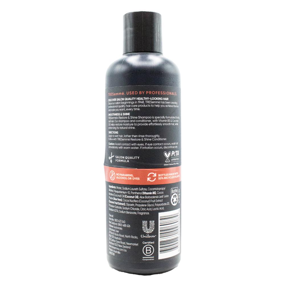 TRESEMME 350mL SHAMPOO RESTORE AND SHINE VITAMIN B5 AN VITAMIN OIL (3x Pack)