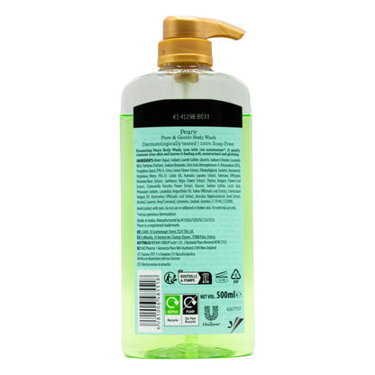 Pears 500ml Body Wash Pk Balanced For Glowing (6x Pack) Skin With Lemon Flower Extracts