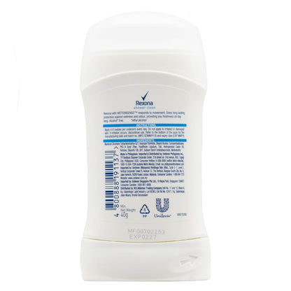 REXONA 40g ANTIPERSPIRANT MOTION SENSE 48HR SHOWER CLEAN (12x Pack)