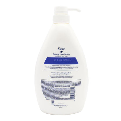 Dove Body Wash Beauty Nourishing 800ml (3x Pack)