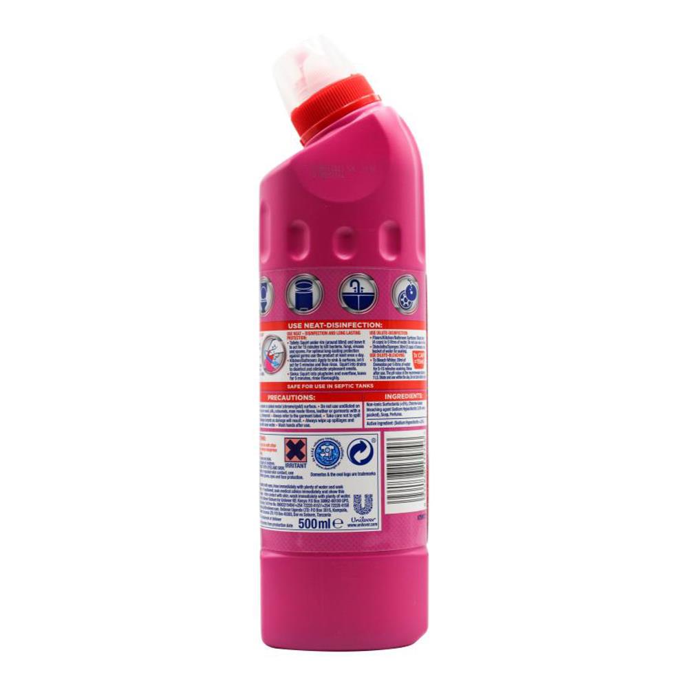 Domestos 500ml Thick Bleach Extra Power Pink Power (24x Pack)
