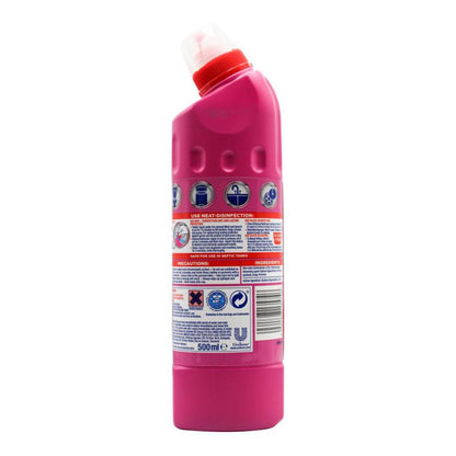 Domestos 500ml Thick Bleach Extra Power Pink Power (24x Pack)