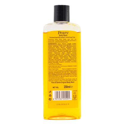 Pears 250ml Body Wash Pure & Gentle Original (12x Pack)