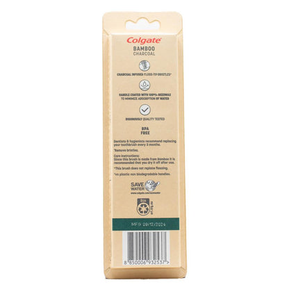 Colgate Pk2 Toothbrush Bamboo Charcoal Soft (6x Pack)