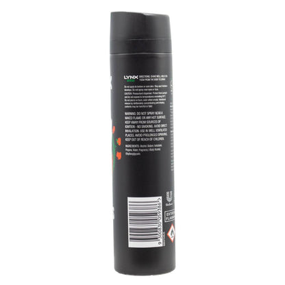 LYNX 161g / 250mL DEODORANT BODY SPRAY 48H FRESHNESS XXL AFRICA (6 x Pack)