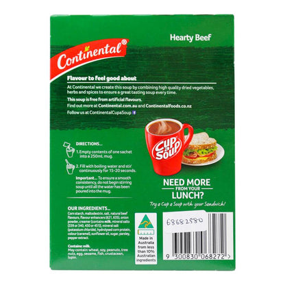 Continental Pk2 X27g Cup A Soup Hearty Beef (7x Pack)