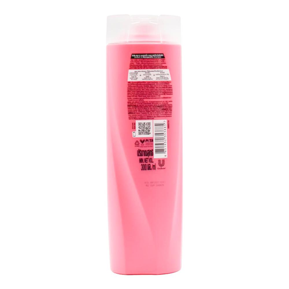 Sunsilk 300ml Shampoo Manageable Argan Oil Elastin And Vitamin C (3x Pack)
