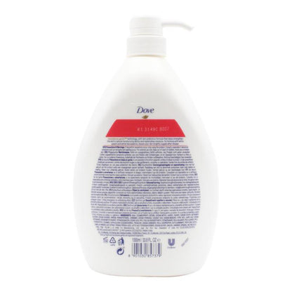 DOVE 1000mL Body Wash White Peach & White Tea Rebalancing (3 Pack)