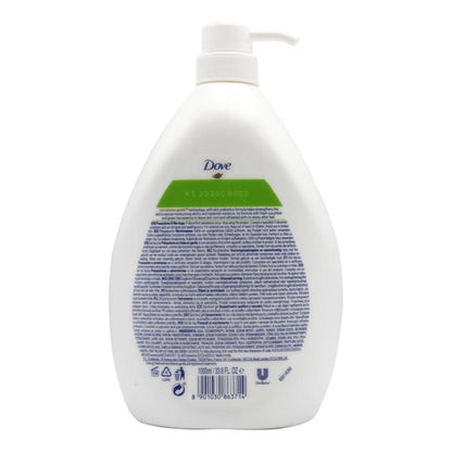 DOVE 1000mL BODY WASH FRESH TOUCH CUCUMBER X GREEN TEA (3 X Pack)