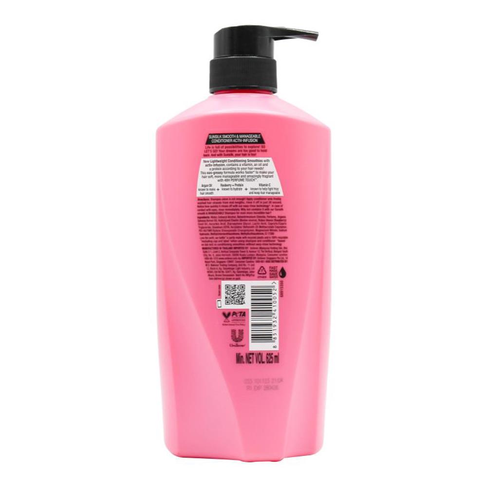 Sunsilk 625ml Conditioner Smooth And Manageable (12x Pack )