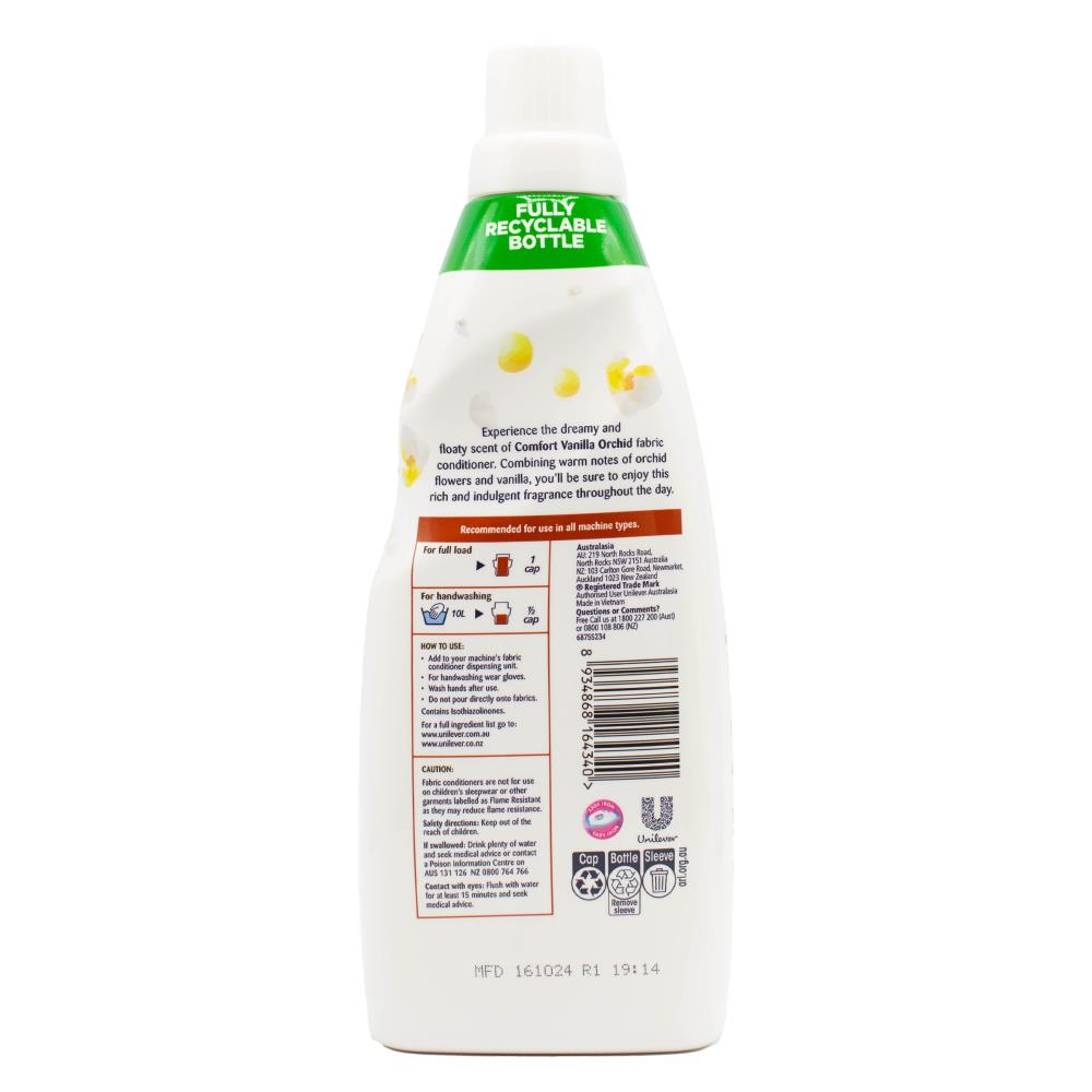 COMFORT 900mL FABRIC CONDITIONER VANILLA ORCHID (6x Pack)