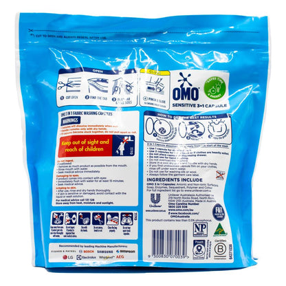 Omo Pk28 3in1 Capsules Sensitive (3x Pack)