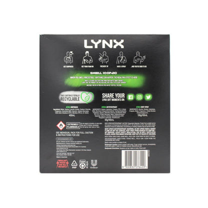 Lynx Gift Set Africa Trio 106g / 165ml Bodyspray 95g / 165ml Antiperspirant 400<ml Bodywash (8x Pack)