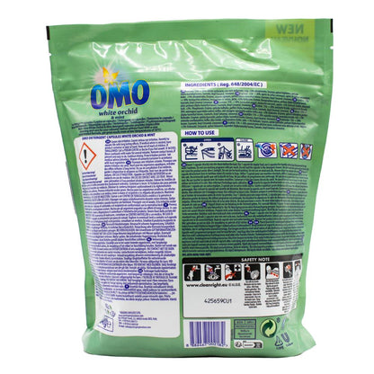 Omo Pk42 Detergent Capsules White Orchid And Mint (4x Pack)