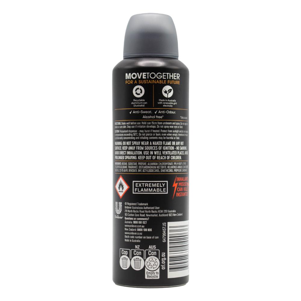 REXONA 116g / 200ml ANTIPERSPIRANT 48HR SPORT FRESH (6x Pack)