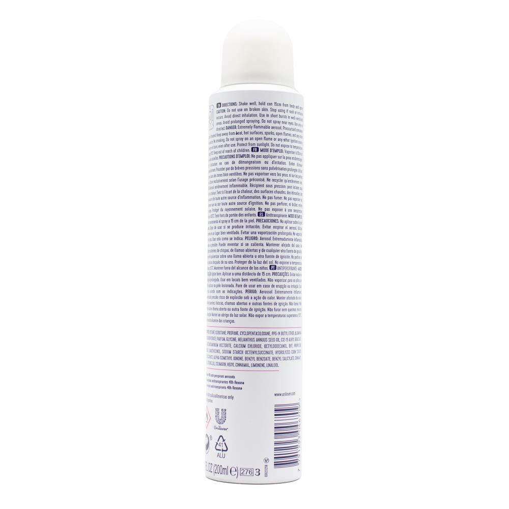 REXONA 200mL ANTIPERSPIRANT ADVANCE PROTECTION POWDER DRY (12x Pack)