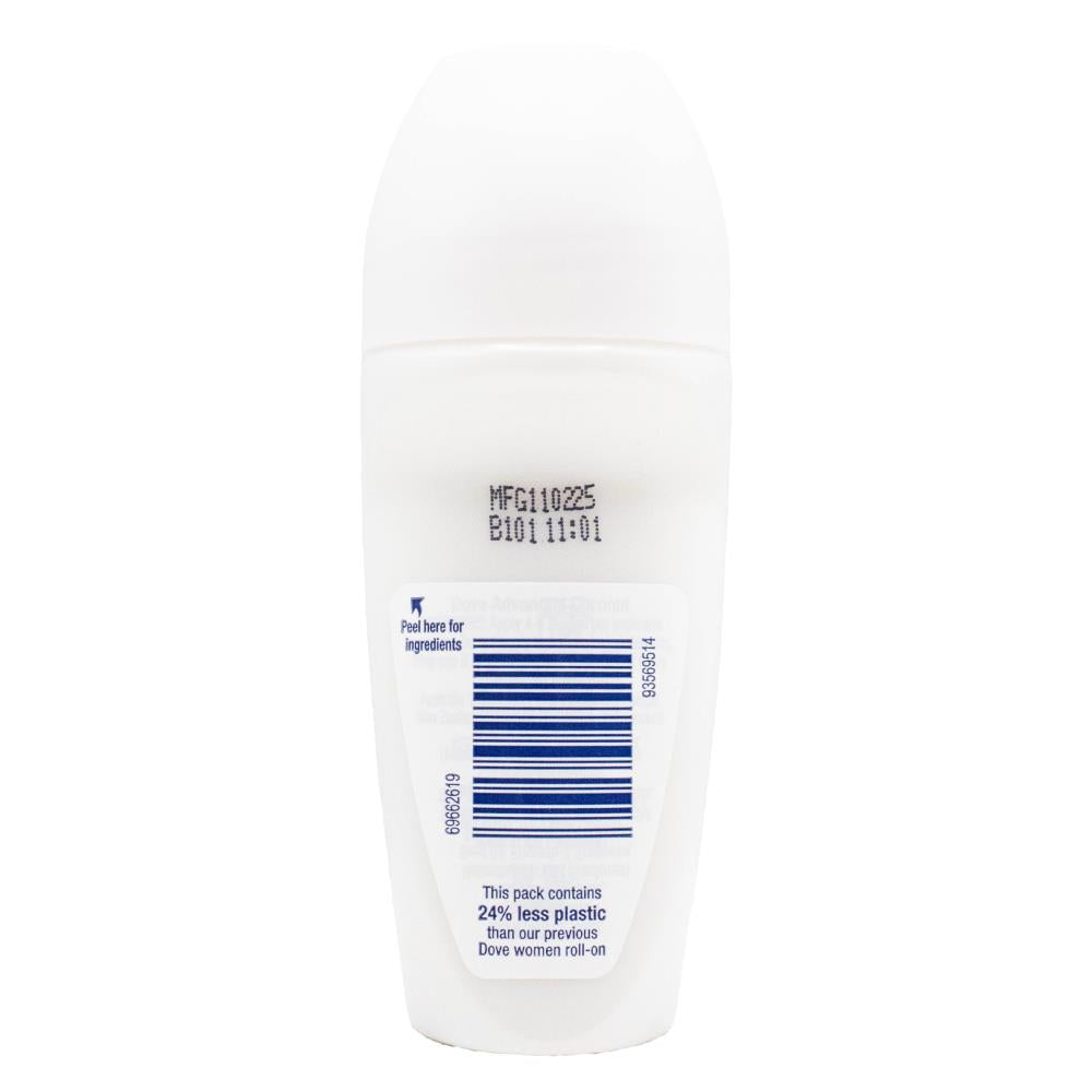 DOVE 50mL ANTIPERSPIRANT ADVANCED CARE 1/4 MOISTURISING CREAM WITH CARING OIL NOURISHING SCENTS COCONUT AND JASMINE SCENT (6x Pack)