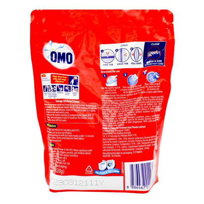 OMO PK28 3-IN-1 LAUNDRY CAPSULES FRESH EUCALYPTUS FRONT & TOP LOADER 12 PACK (336 VALUE PACK)