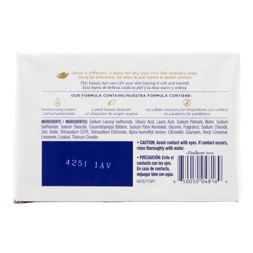 Dove 90g Beauty Bar With Deep Moisture Original 12 x 4Pk (48 Pack)