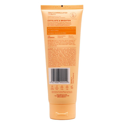 FRULA SKIN FACE EXFOLIATOR BRIGHTENING VITAMIN C WITH NATURAL AHA'S AND JOJOBA OIL 100ml (6 x Pack)