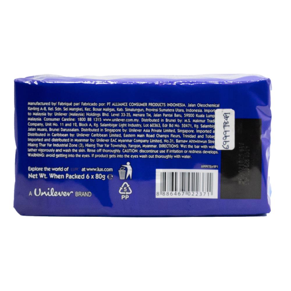 Lux Bar Soap Aqua Sparkles 80g PK6 (12 Pack)