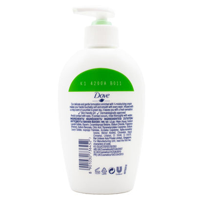 Dove Handwash Nourishing Cucumber And Green Tea Scent 250ml (6 Pack)