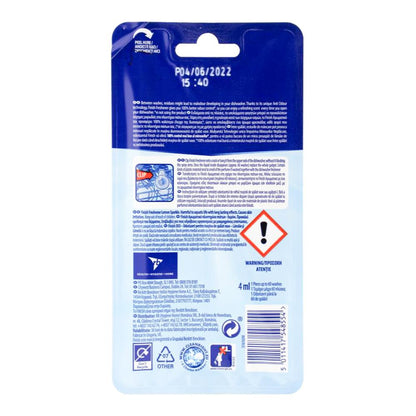 Finish Dishwashing Freshener With Clip Lemon & Lime 4ml (10 Pack)