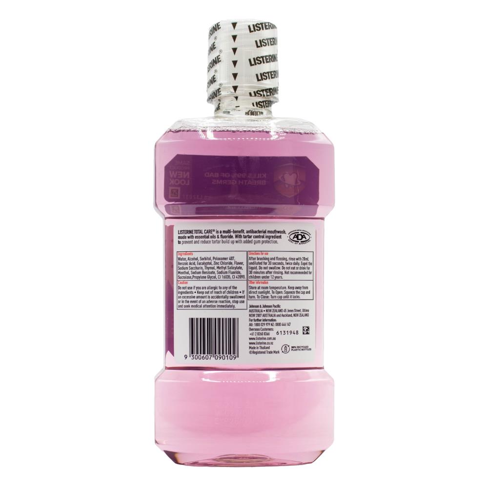 LISTERINE 500mL MOUTHWASH TOTAL CARE (4x Pack)