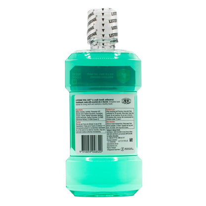 LISTERINE 500mL MOUTHWASH TOTAL CARE TOTAL DEFENCE (4x Pack)