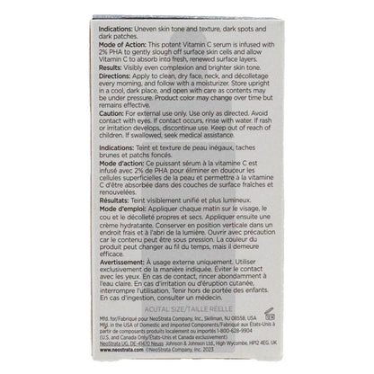 NEOSTRATA 15mL VITAMIN C AND PHA SERUM 155 UNEVEN TONE AND DARK SPOTS ENLIGHTEN (6x Pack)