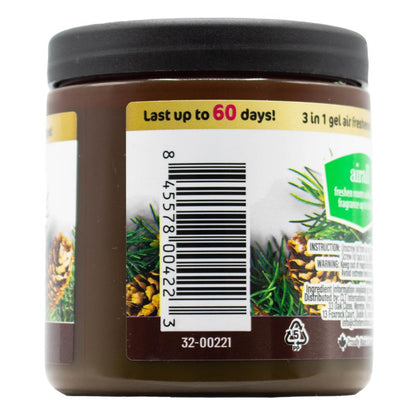 Airall Air Freshener Solid 3 In 1 Odour Eliminator Infused With Essential Oils Evergreen 226g (12 Pack)