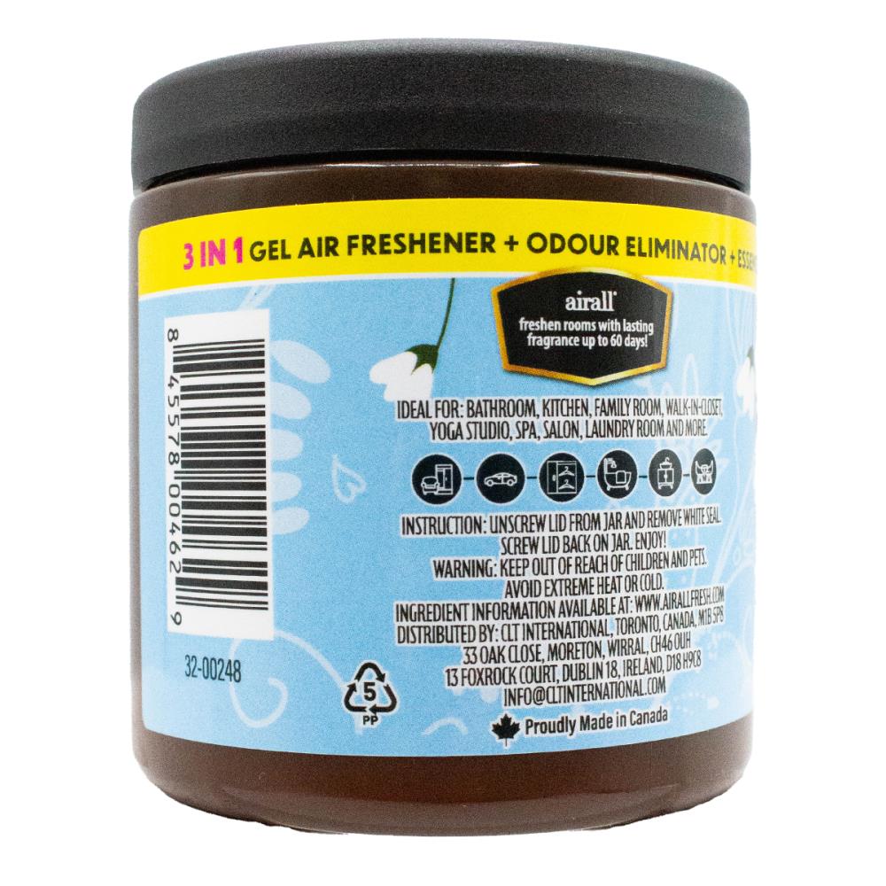 AIRALL 226g AIR FRESHENER SOLID 3 IN 1 ODOUR ELIMINATOR ESSENTIAL OILS A SCENTED IMPRESSION OF DAISY DAYS (12x Pack)