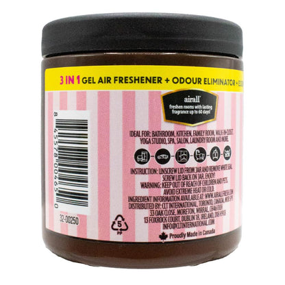 AIRALL 226g AIR FRESHENER SOLID 3 IN 1 ODOUR ELIMINATOR ESSENTIAL OILS A SCENTED IMPRESSION ANGEL (12x Pack)