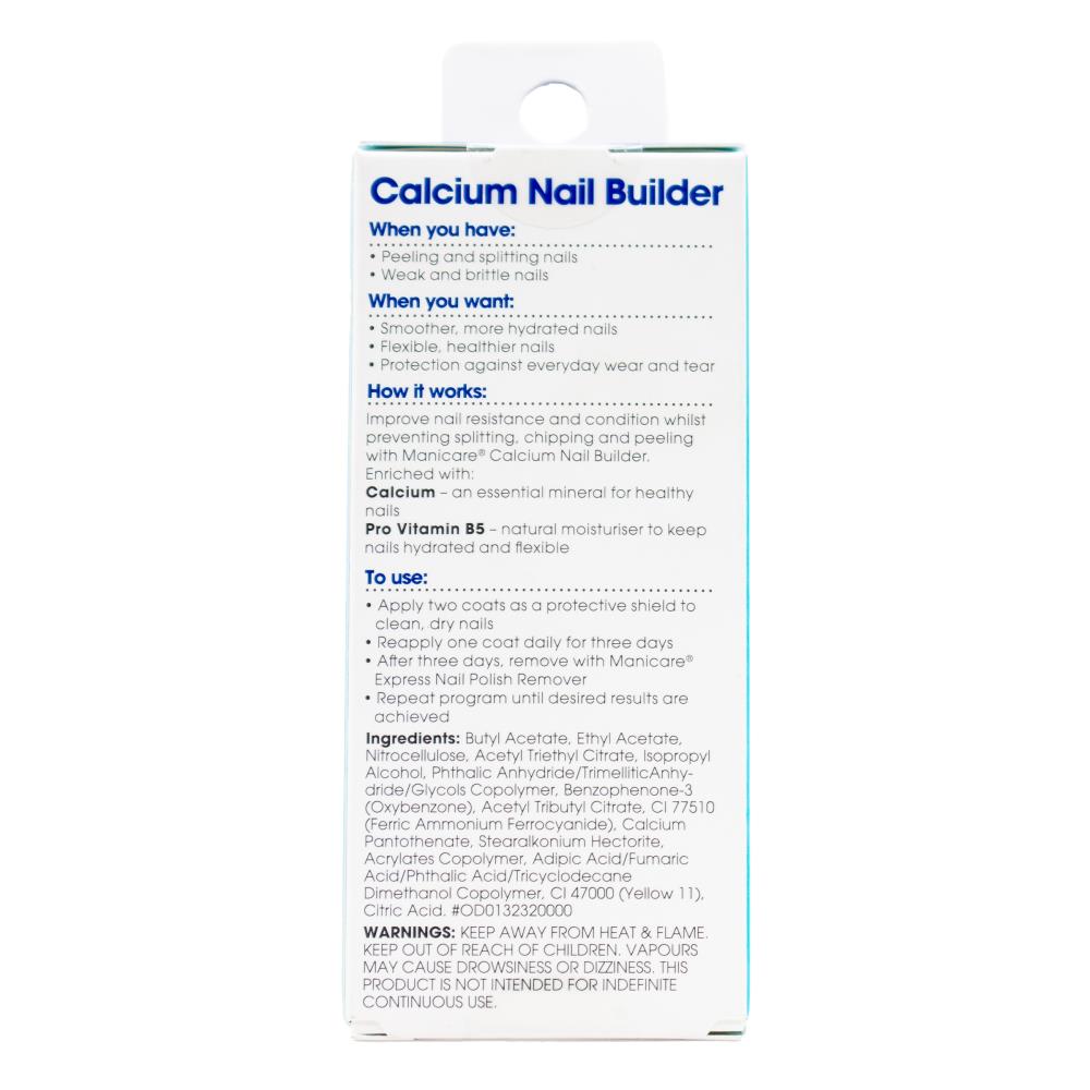 MANICARE 12mL CALCIUM NAIL BUILDER (3x Pack)