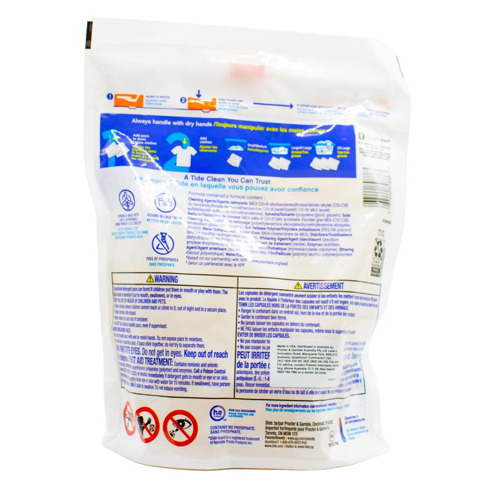 Tide Pk31 Laundry Pods Cold Water Clean Free And Gentle (4x Pack)