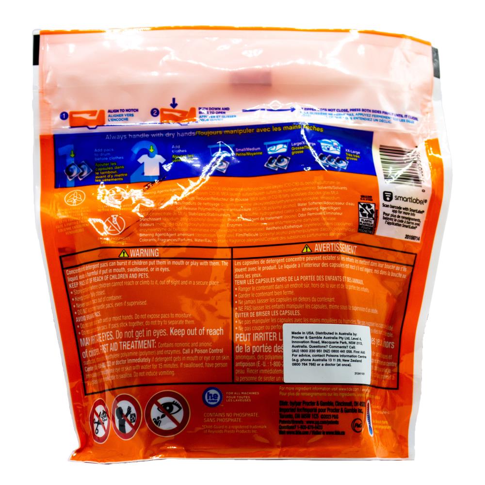 96 pc Tide Pk16 Laundry Pods 3 In 1 Clean Breeze (6x Pack)