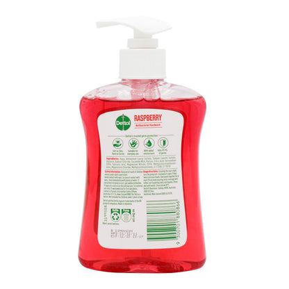 Dettol Soft On Skin Liquid Hand Wash Raspberry 250ml (6 Pack)