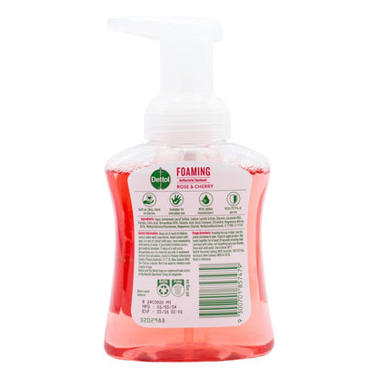 Dettol Soft On Skin Foam Hand Wash Rose & Cherry In Bloom 250ml (6 Pack)