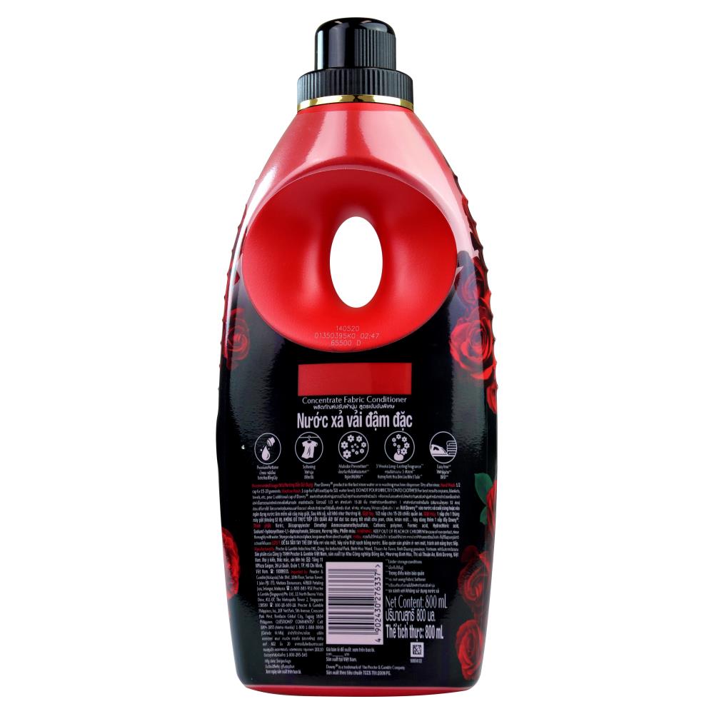 Downy 800mL Concentrate Fabric Conditioner Premium Parfum Passion (6 Pack)