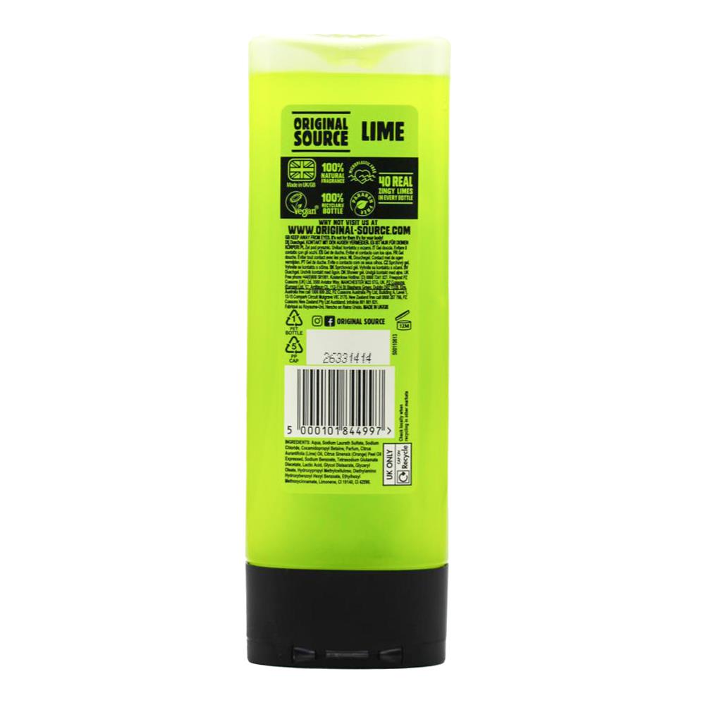 Original Source 250ml Shower Gel Lime (24x Pack)