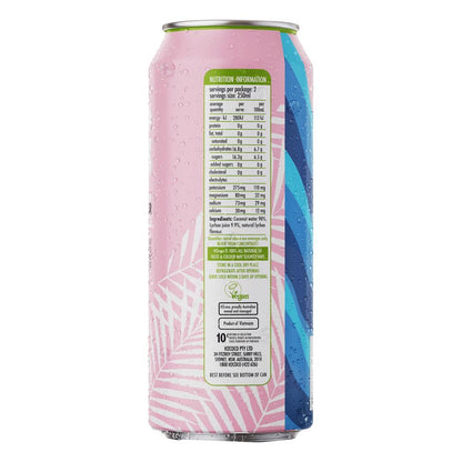 H2coco Pure Coconut Water With Lychee 500ml Can (12x Pack)