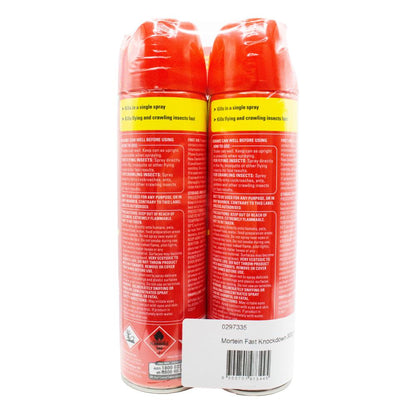 MORTEIN PK2 X 300g MULTI INSECT KILLER FAST KNOCKDOWN ( 24 Value Pack)