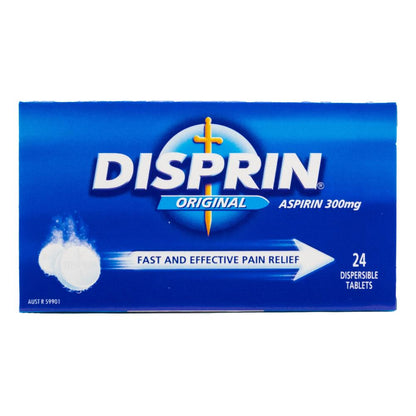 Disprin pk24 tablets original aspirin 300mg (12 pack)