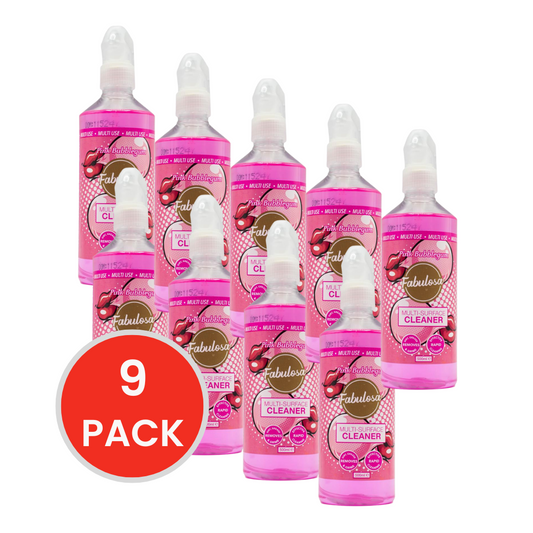 FABULOSA MULTI SURFACE CLEANER PINK BUBBLEGUM 500ml (9x Pack)