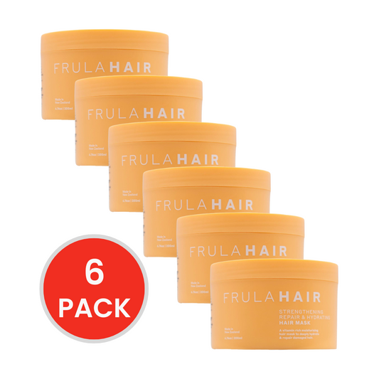 FRULA HAIR 200mL HAIR MASK STRENGTHENING REPAIR AND HYDRATING (6x Pack)