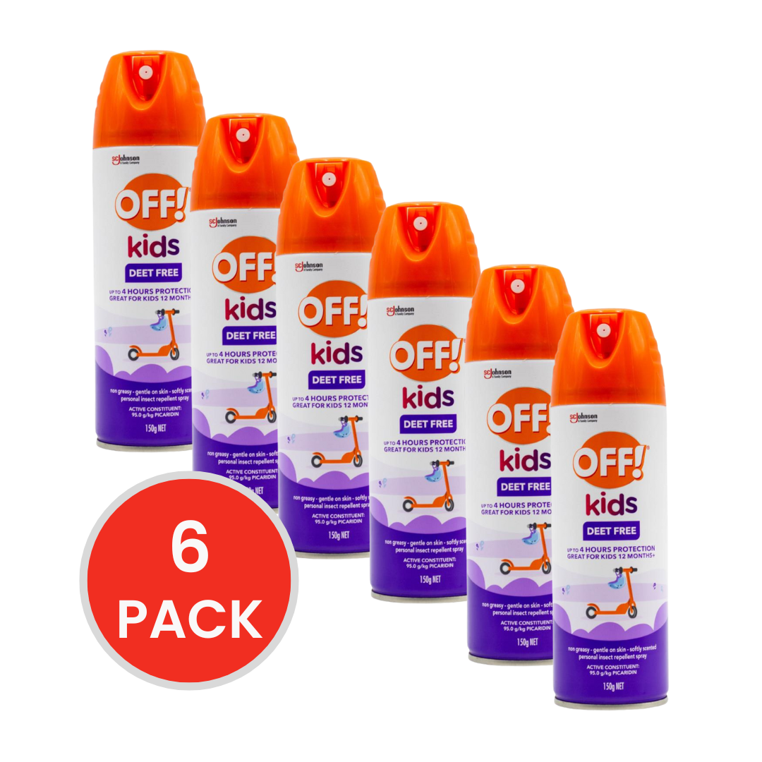 OFF Kids Insect Repellent DEET Free 150g (6 Pack)